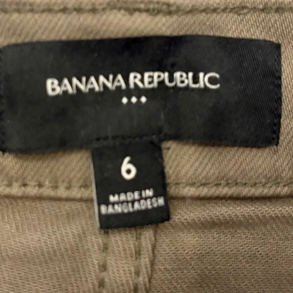 Banana Republic Olive Green Denim Skirt - Picture 5 of 5